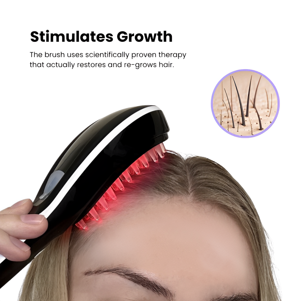 Red Light Therapy Hair Growth Brush